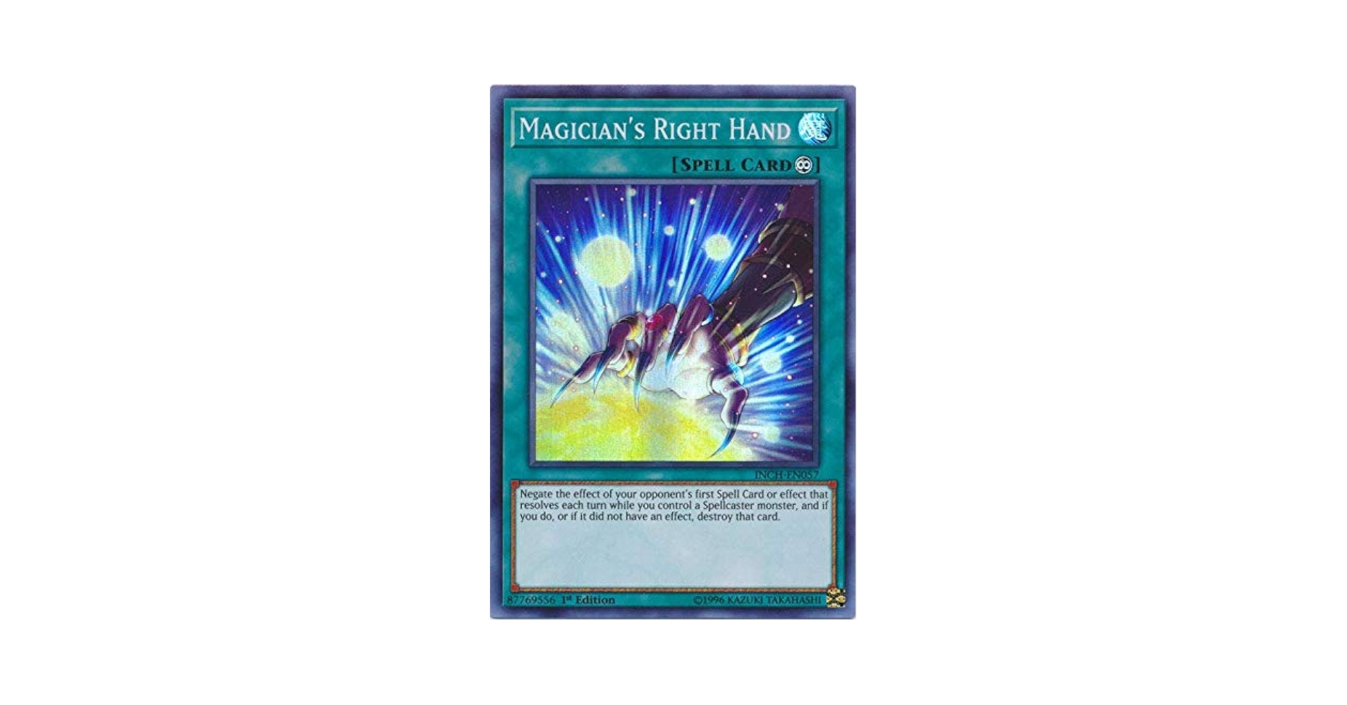 Amazon.com: Yu-Gi-Oh! - Magician's Right Hand - INCH-EN057
